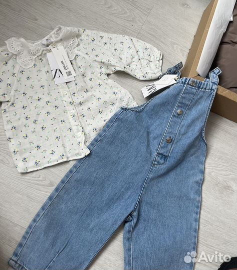 Рубашка zara для девочки