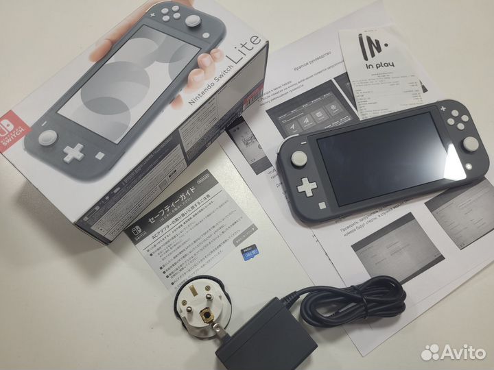 Nintendo switch lite прошитая 128gb