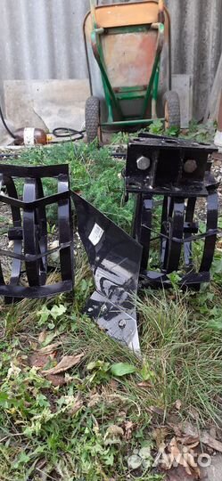 Плуг и колёса для мотоблока