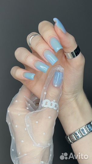 Маникюр наращивание ногтей