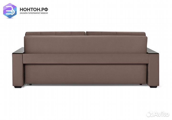 Диван еврокнижка Мадрид Lux кофе с молоком / корич