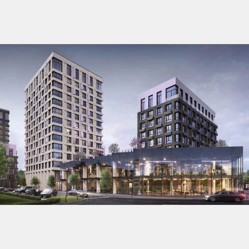 2-к. апартаменты, 54,6 м², 5/6 эт.