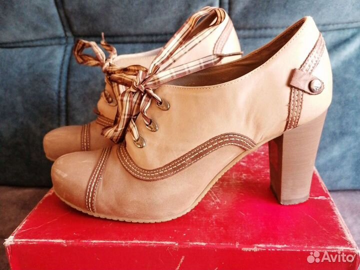 Ботильоны натуральная кожа