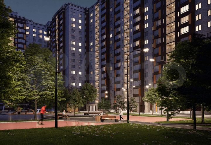 2-к. квартира, 62,4 м², 15/17 эт.