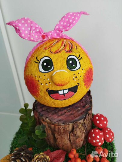 Поделка в сад, школу из природных материалов