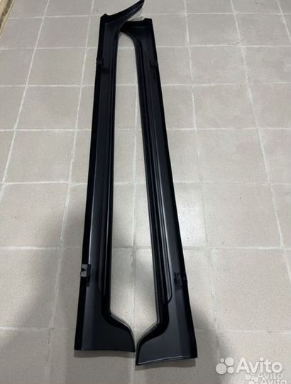 Накладки на пороги Гранта.Калина 2