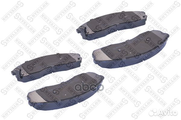 832 002B-SX колодки дисковые передние с антиск
