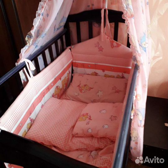 Комплект бортики и балдахин