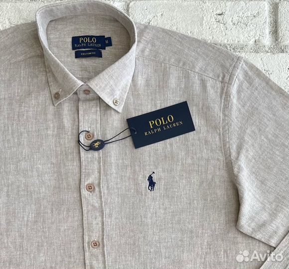 Льняная рубашка Ralph Lauren