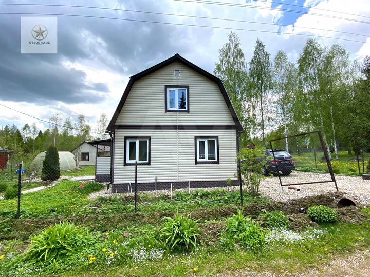 Дом 74,7 м² на участке 9 сот.