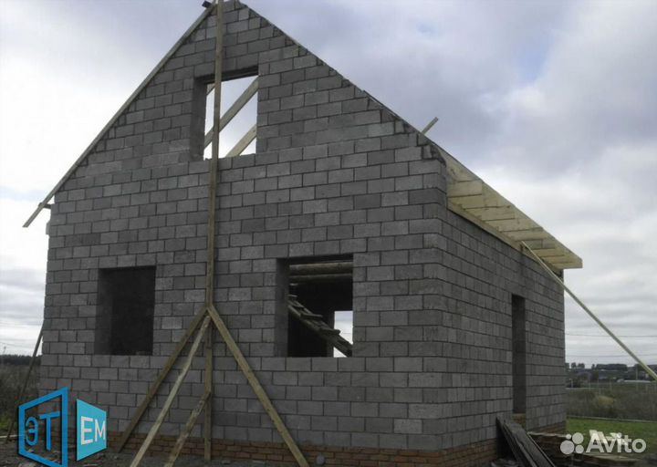 Полистиролбетонный строительный блок (По госту)