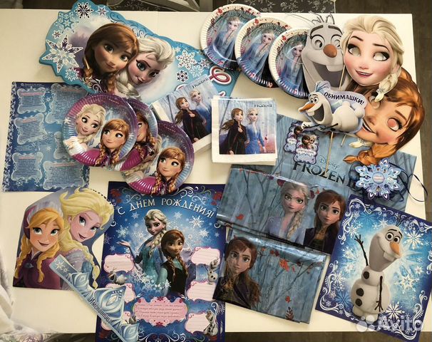 Набор для дня рождения холодное сердце