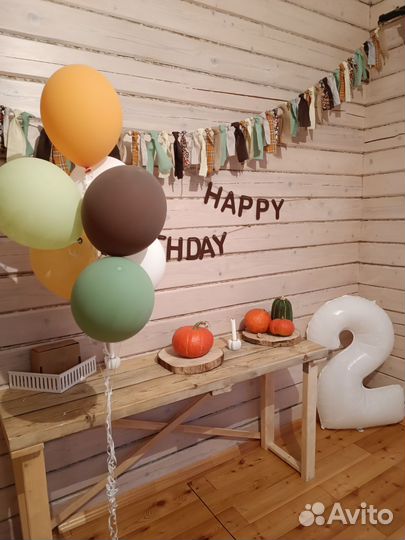 Гирлянда из ткани,в стиле фармхаус