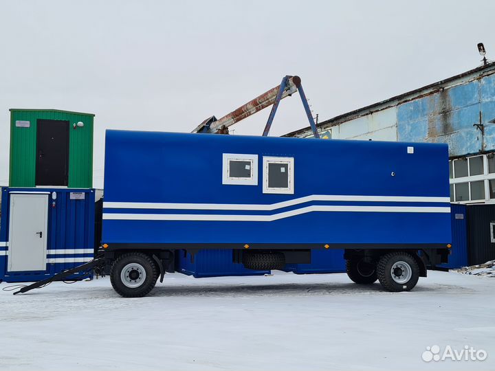 Вагон дом жилой на 8 человек на шасси