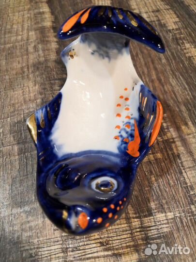 Пепельница / икорница Рыбка лфз