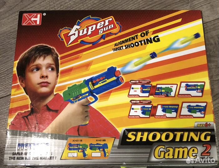 Новый Nerf бластер +дартс