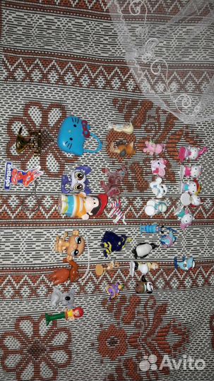 Киндеры ластики лалалупси пони значки