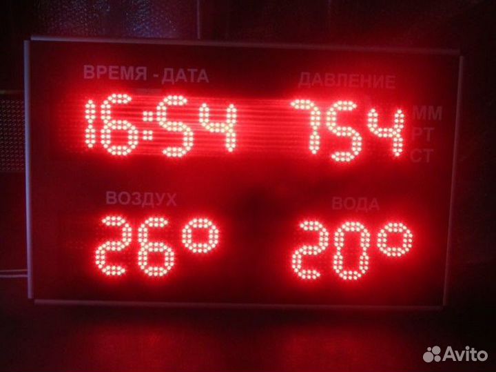 Метеостанция с выносным датчиком температуры