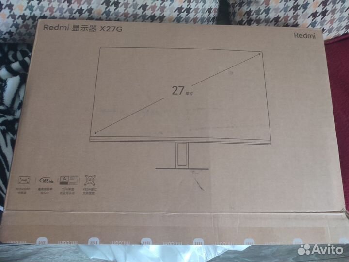 Монитор 165гц redmi x27g