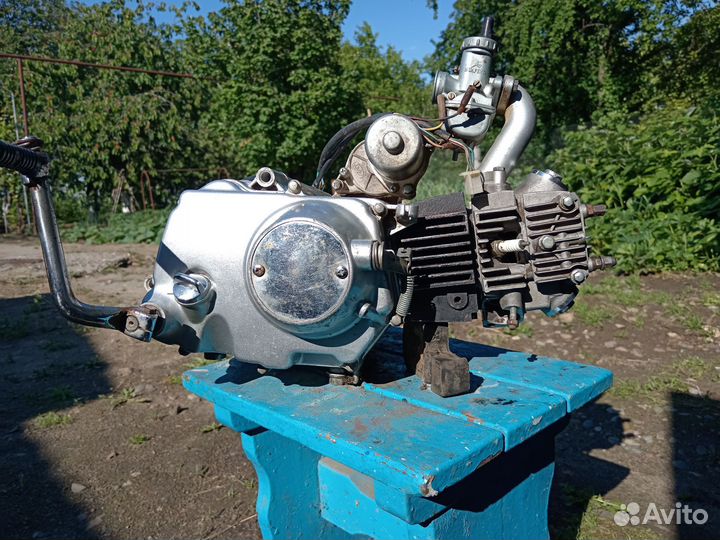 Двигатель на мопед omaks 110