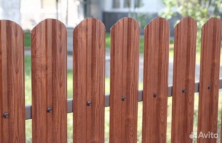 Штакетник металлический