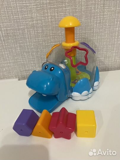 Игрушка бегемот сортер