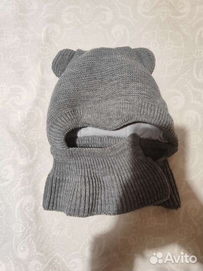 Шапка шлем журавлик