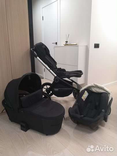 Коляска 3 в 1 MowBaby Zoom PU RA087