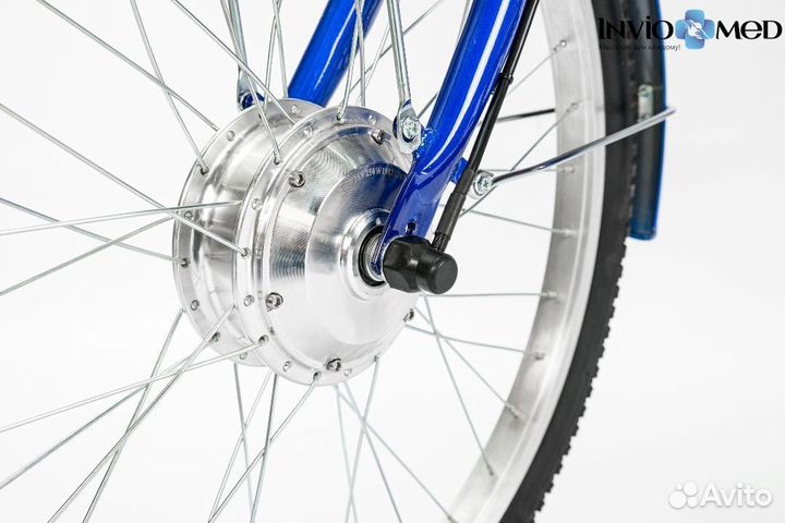 Электровелосипед трехколесный рвз Чемпион 6 ск 24