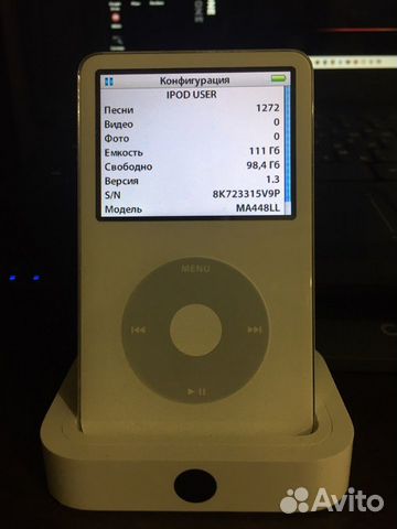 iPod Classic Video 5.5 120GB USA Wolfson