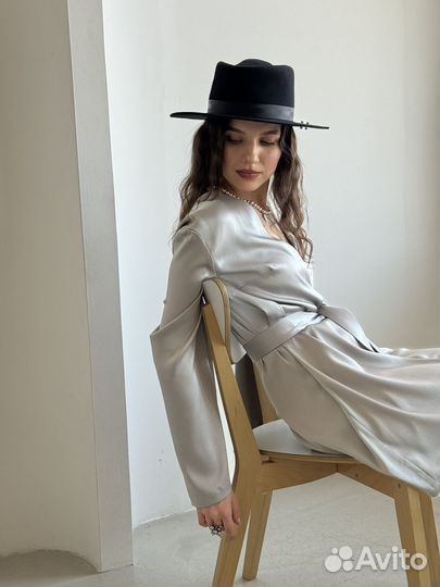 Шляпа фетровая федора lazy