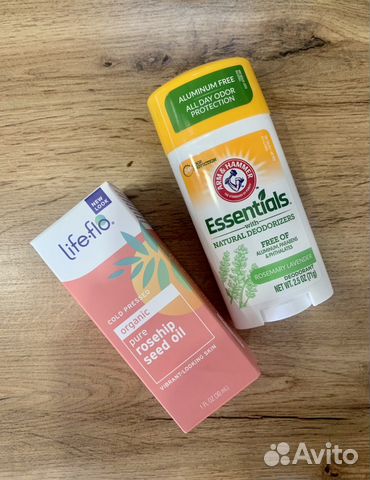 Гелевый дезодорант масло шиповника Айхерб