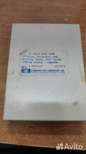 Тестовая кассета Fidelipac для магнитофонов