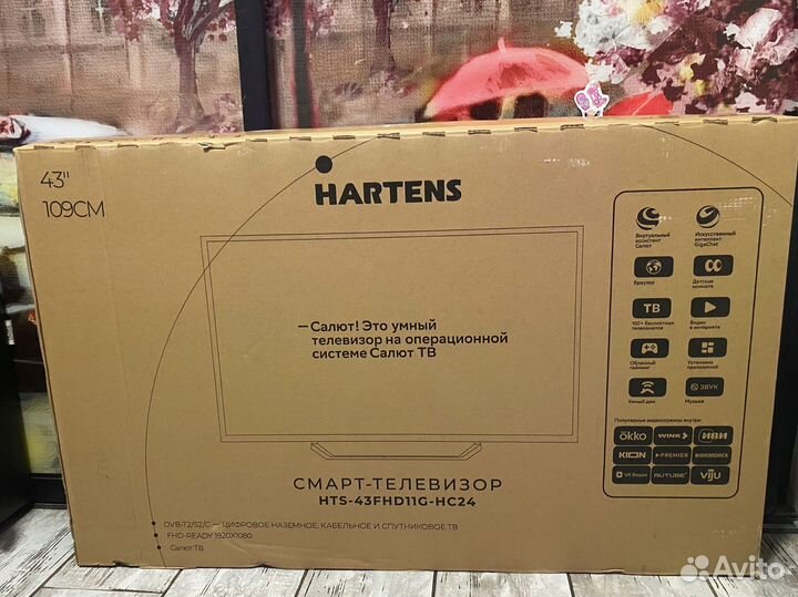 Hartens Телевизор HTS-43FHD11G-HC24 43