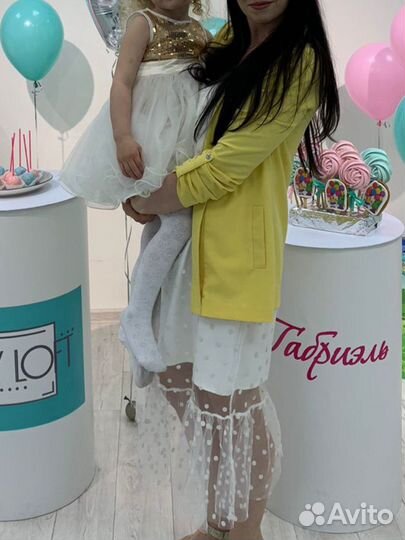 Платье белое