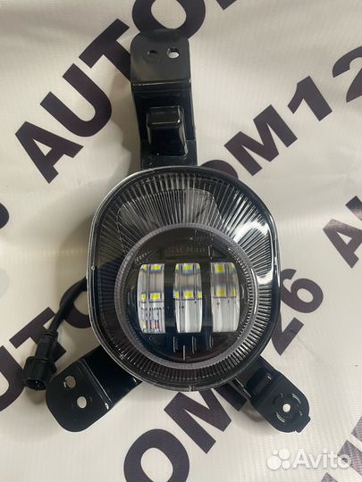 Светодиодные LED птф KIA RIO 4 в дхо 50W Sal-Man