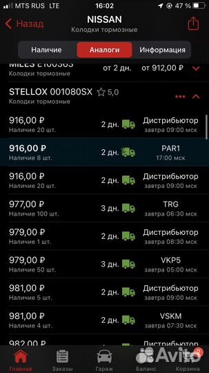 Тормозные колодки nissan almera