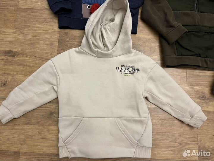 Толстовки худи пакетом на мальчика 110-116