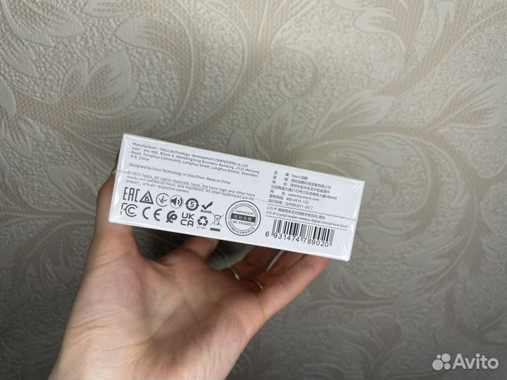 Петличный беспроводной микрофон для iPhone