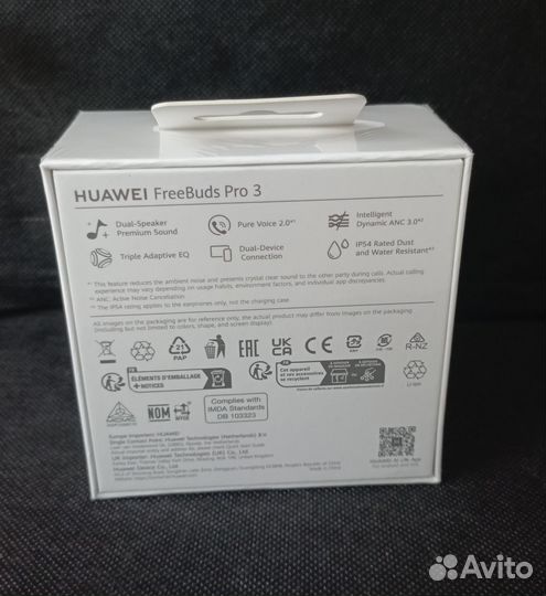 Наушники TWS Huawei freebuds pro 3