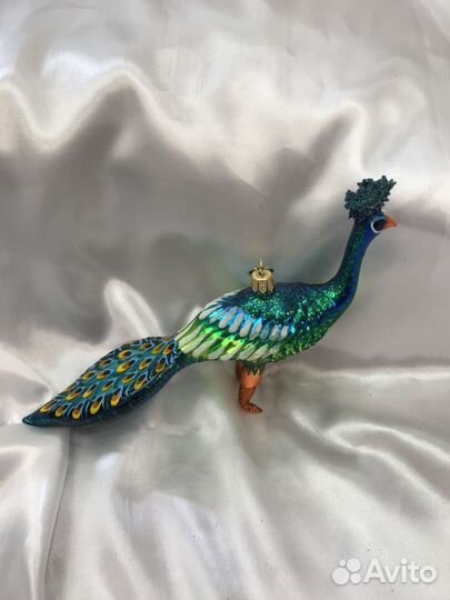 Елочная игрушка Павлин morawski