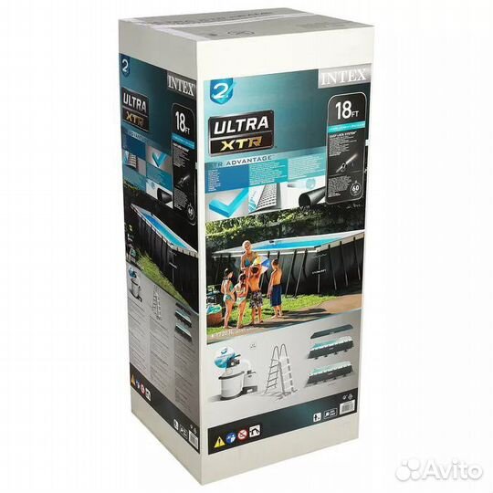 Каркасный бассейн intex-26356 5.49-2.74-1.32см