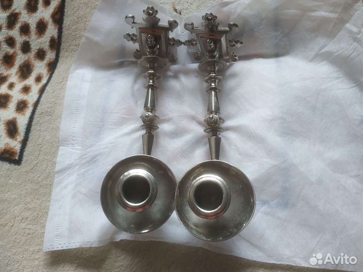 Подсвечники старинные 19век на пианино рояль