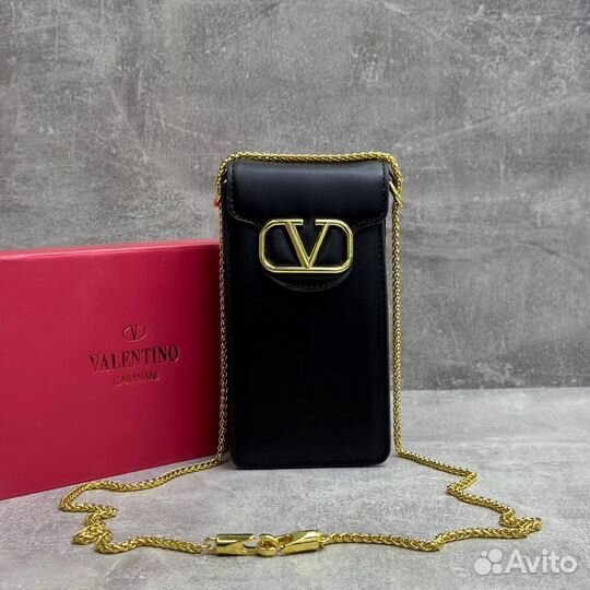 Сумка valentino для телефона женская