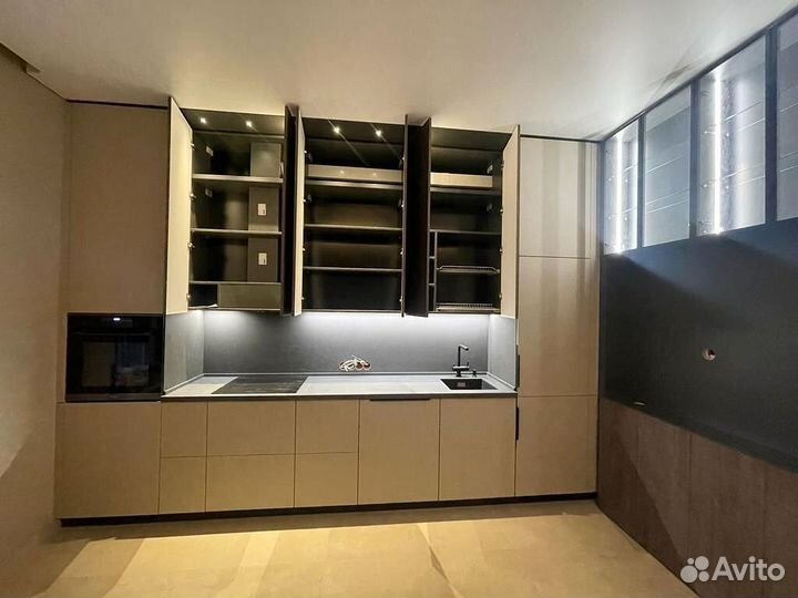 Кухни прямые современный дизайн на заказ