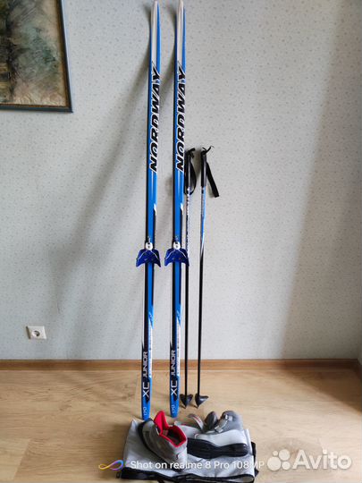 Лыжи беговые пластиковые Nordway с ботинками