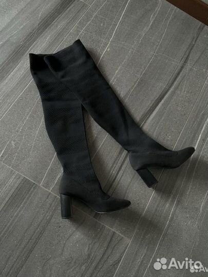 Сапоги чулки zara