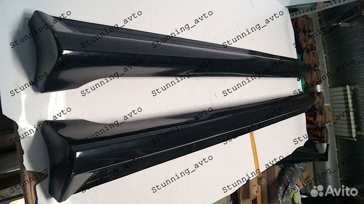 Накладки на пороги Mitsubishi Lancer 9 2.0 S2146