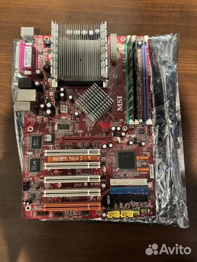 Материнская плата с процессором pentium 4