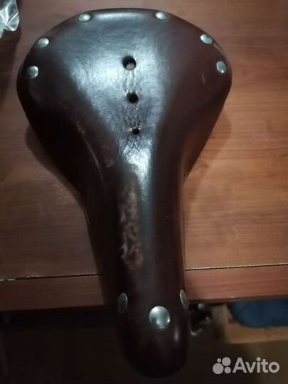 Седло для велосипеда из натуральной воловьей кожи